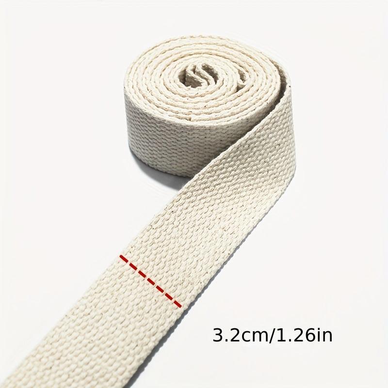 2m Thickened Webbing Lace up Seat Belt Backpack Canvas Bag Dog Collar Harness