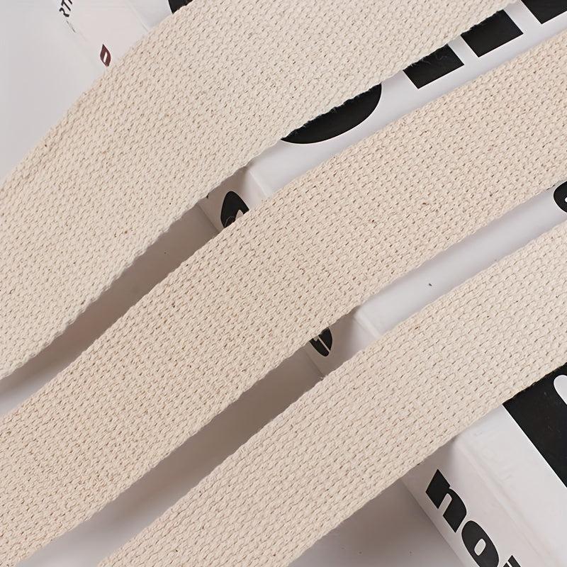 2m Thickened Webbing Lace up Seat Belt Backpack Canvas Bag Dog Collar Harness
