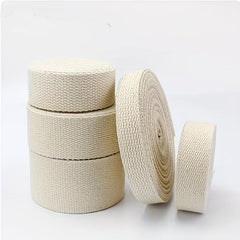 2m Thickened Webbing Lace up Seat Belt Backpack Canvas Bag Dog Collar Harness