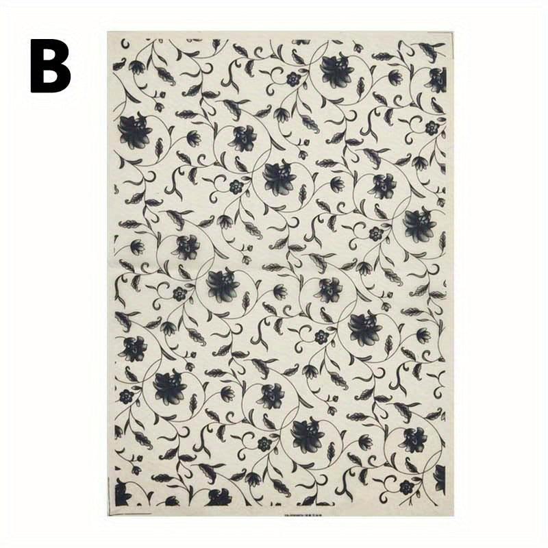 Ceramic Decal Transfer Paper for Pottery DIY - Flower Design