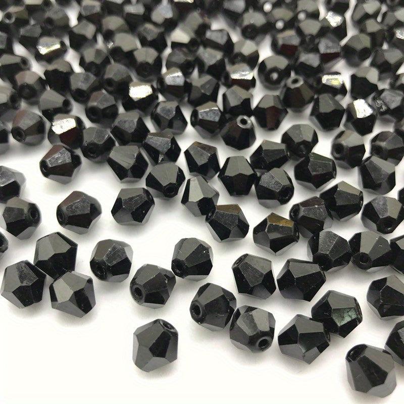 90pcs 4mm Multicolor Crystal Bicone Beads for Jewelry Making DIY