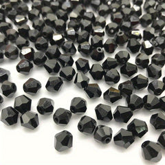 90pcs 4mm Multicolor Crystal Bicone Beads for Jewelry Making DIY