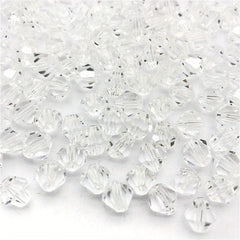 90pcs 4mm Multicolor Crystal Bicone Beads for Jewelry Making DIY