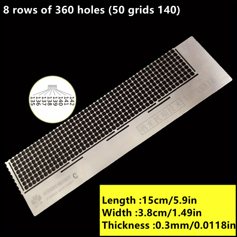 Stainless Steel Diamond Craft Tools Net Ruler for Diamond Drawing Embroidery DIY