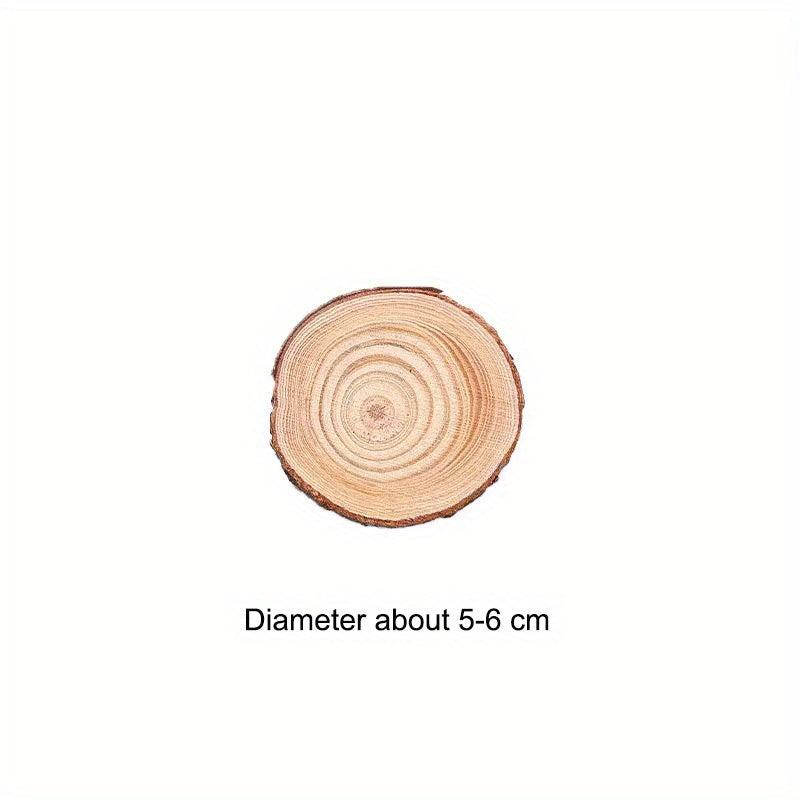 10pcs Natural Wood Slices Arts Christmas Ornaments