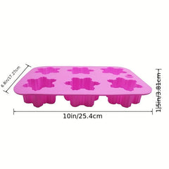 Christmas Snowflake Candle Mold Silicone Candle Mold