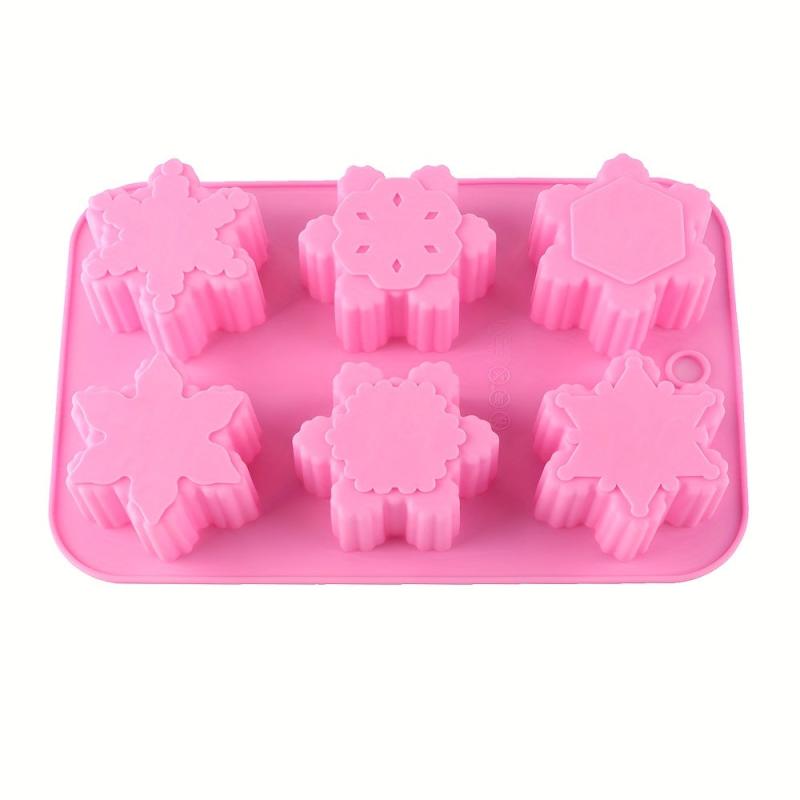 Christmas Snowflake Candle Mold Silicone Candle Mold