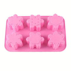 Christmas Snowflake Candle Mold Silicone Candle Mold