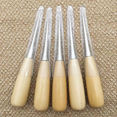 Solid Wood Awl Needle Sewing Shoe Repair Leather Tools
