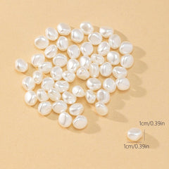 50pcs Faux Pearl Beaded DIY Necklace Bracelet Accessories