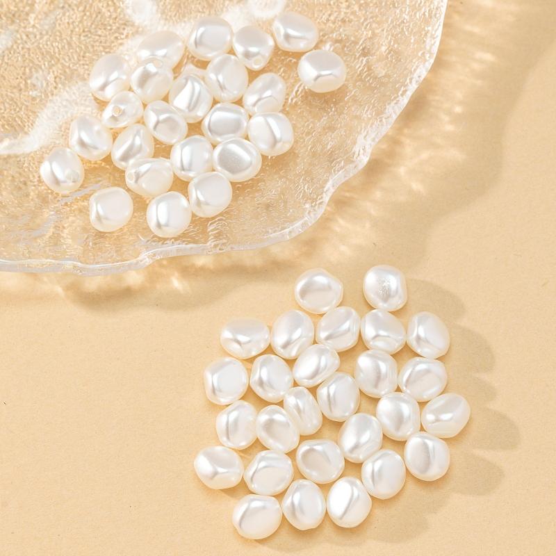 50pcs Faux Pearl Beaded DIY Necklace Bracelet Accessories
