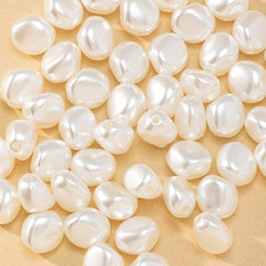 50pcs Faux Pearl Beaded DIY Necklace Bracelet Accessories