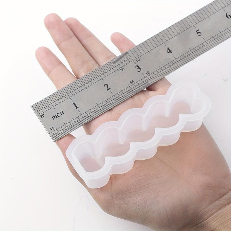 Grid Love Heart Candle Mold Aromatherapy Plaster Silicone