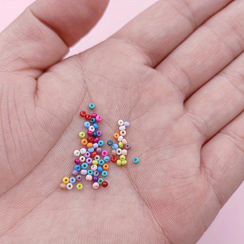 1000pcs 10g Colorful Glass Beads Jewelry Making DIY Supplies