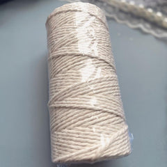100m Colored Cotton Rope DIY Hand-woven Thick and Thin Cotton Rope
