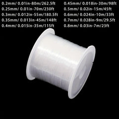 Transparent Fishing Line Beaded Non elastic Ultra fine