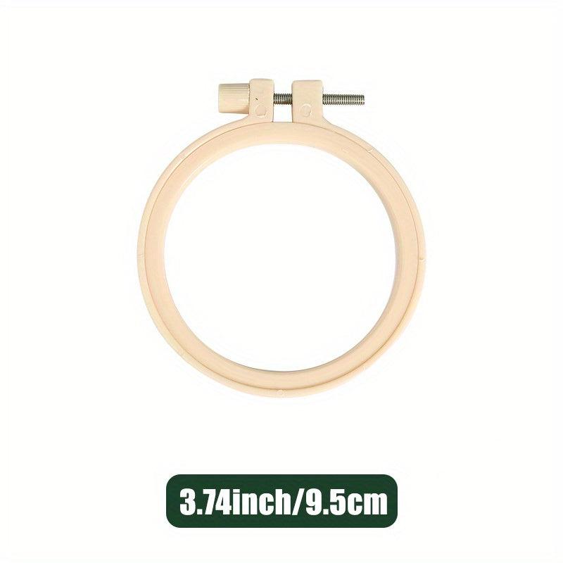 Plastic Embroidery Hoop Set 7-29cm Circle Cross Stitch Hoop