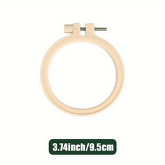 Plastic Embroidery Hoop Set 7-29cm Circle Cross Stitch Hoop