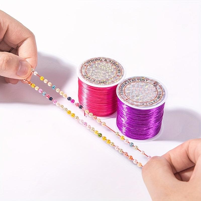 50m 0.8mm Elastic Bracelet String Beading String Jewelry Cord