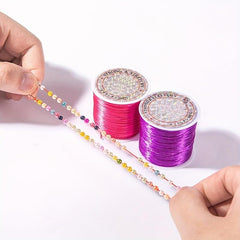 50m 0.8mm Elastic Bracelet String Beading String Jewelry Cord