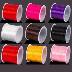 50m 0.8mm Elastic Bracelet String Beading String Jewelry Cord