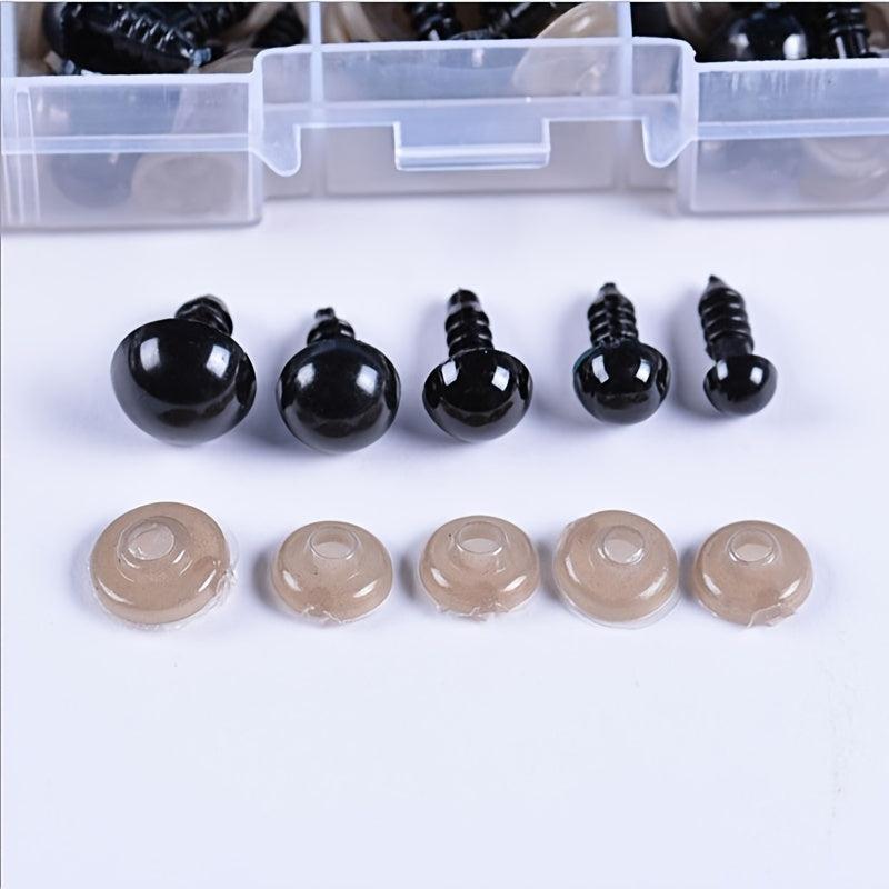 100PCS 6mm 12mm Plastic Safety Eyes DIY Kit