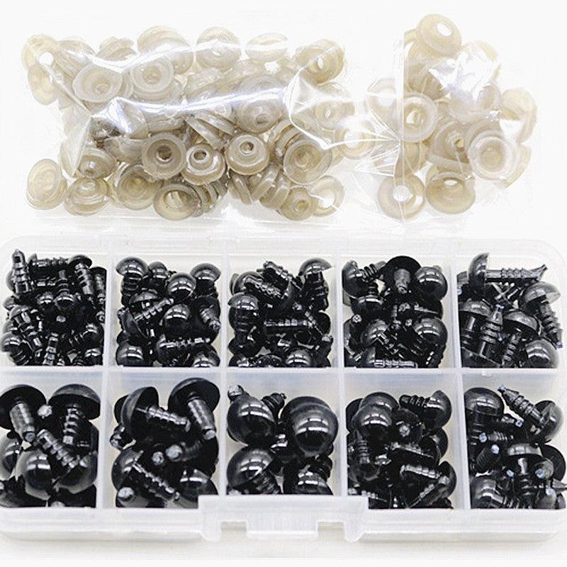 100PCS 6mm 12mm Plastic Safety Eyes DIY Kit