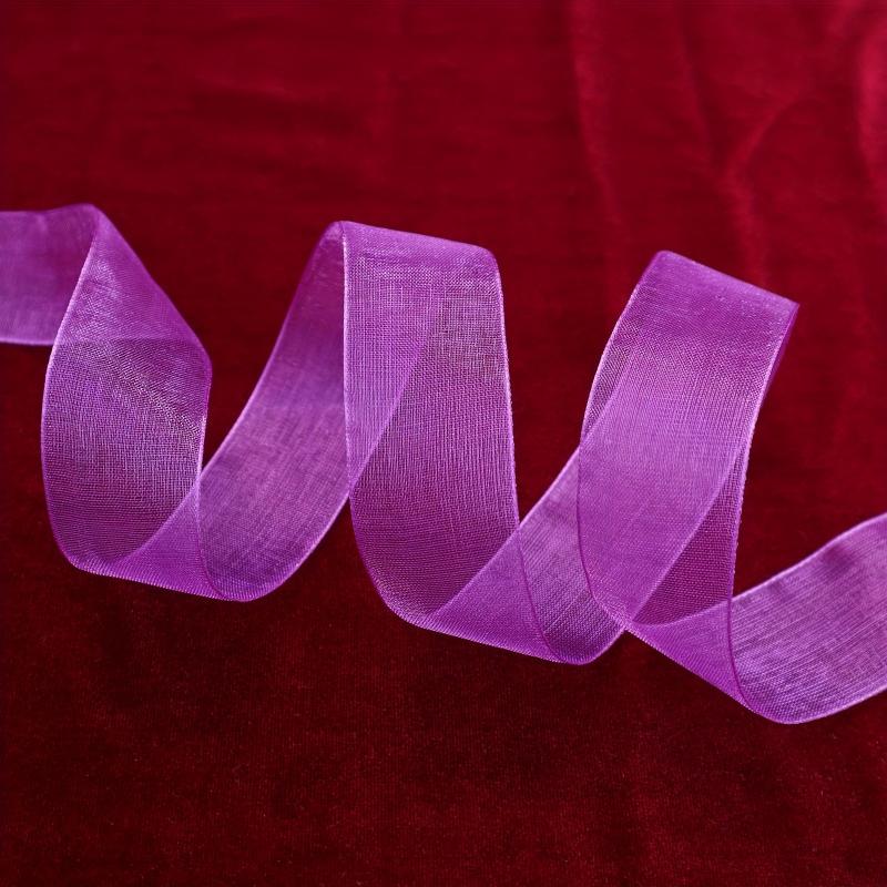5 Yards Sheer Chiffon Organza Satin Ribbon for Wrapping and Decorating