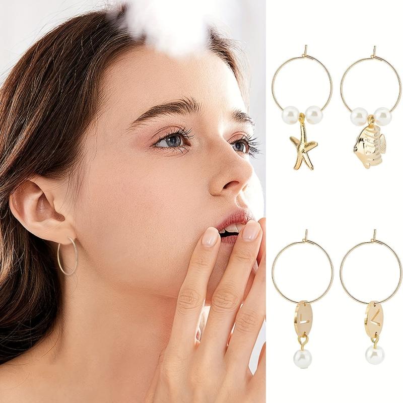 50pcs 304 Stainless Steel Earring Hoops 0.7mm DIY Material for Women Jewelry