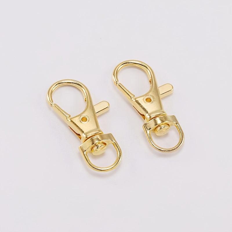 10pcs Metal Keychain Bag Buckle DIY Creative Accessories