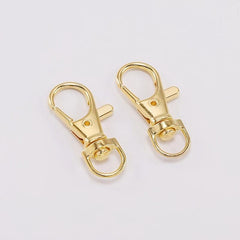 10pcs Metal Keychain Bag Buckle DIY Creative Accessories