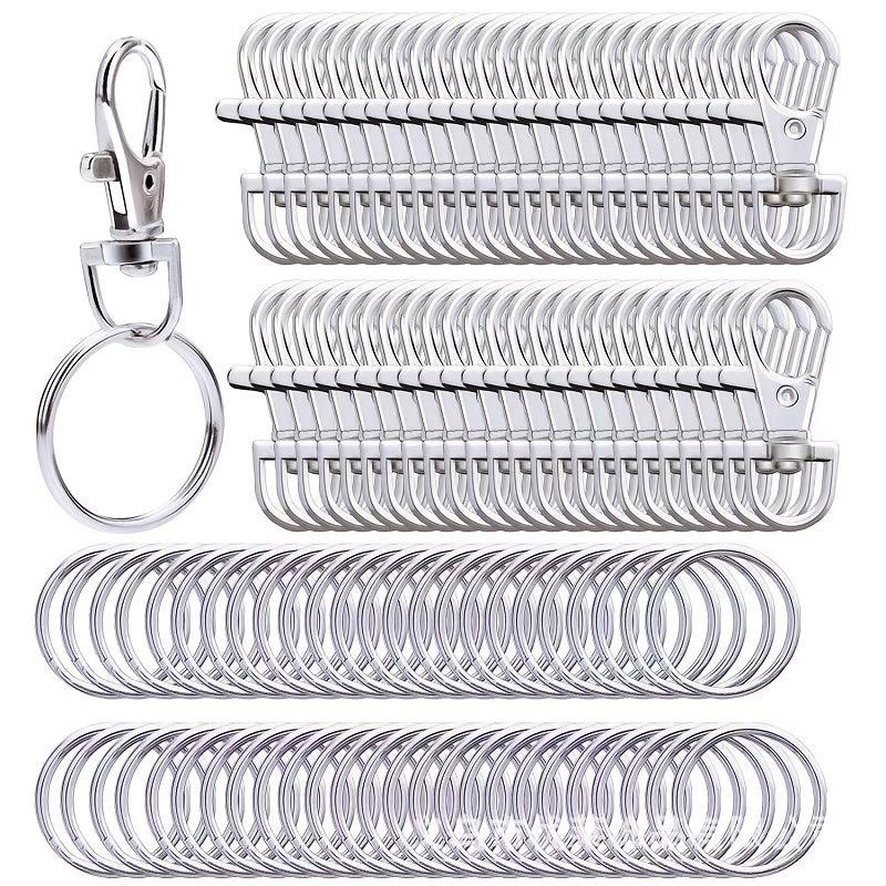 10pcs Metal Keychain Bag Buckle DIY Creative Accessories