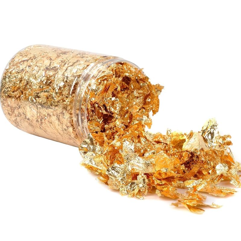 10g Metallic Foil Flakes for Nail Art Painting Crafts Resin Jewelry Making