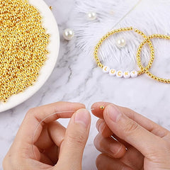Spacer Beads Smooth Loose Ball Beads 4mm 6mm 8mm