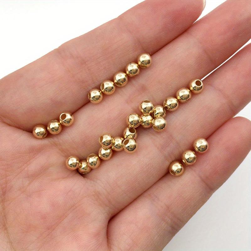 Spacer Beads Smooth Loose Ball Beads 4mm 6mm 8mm