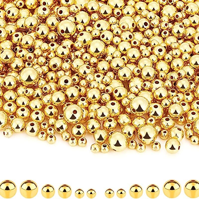 Spacer Beads Smooth Loose Ball Beads 4mm 6mm 8mm