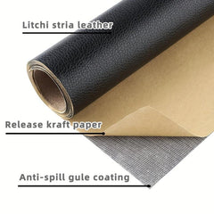 1pc 200cm X 68 Leather Repair Patch Self Adhesive PU Sticker Multicolor