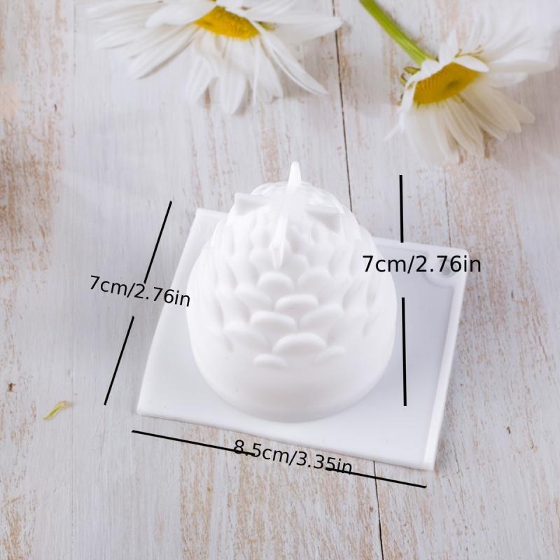 Pine Cone Candle Silicone Mold 3.35inch