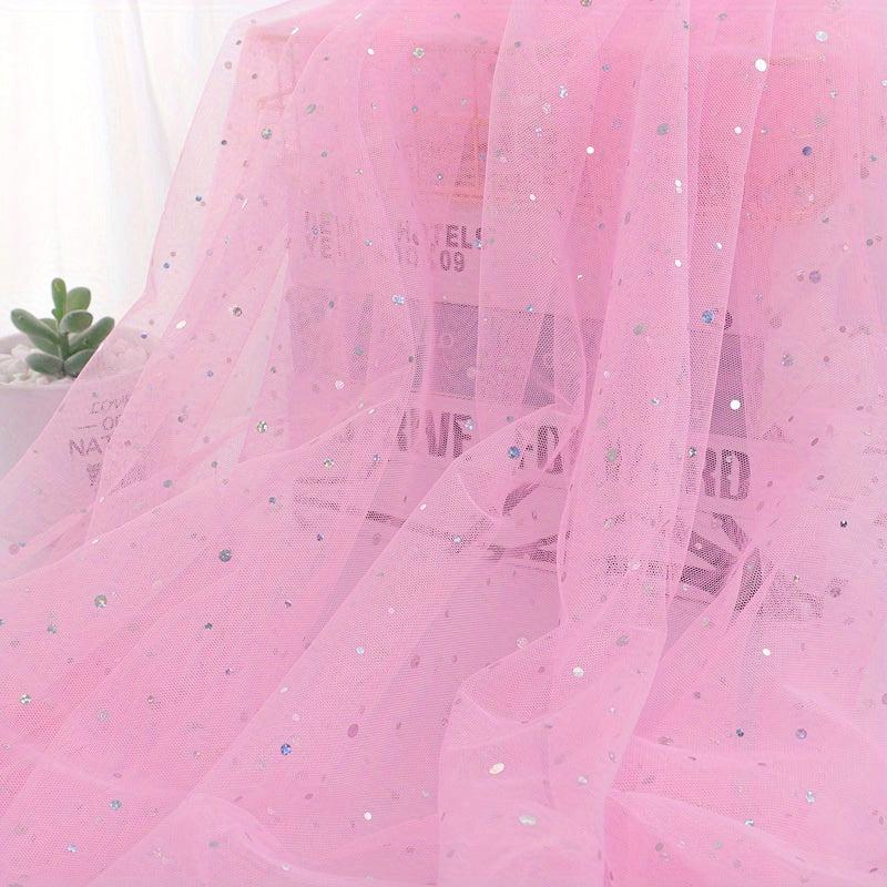 Colorful Laser Mesh Gauze Fabric Belly Dance DIY Fabric
