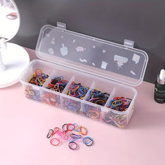 Multifunctional Storage Box 5 Grid Hair Ring Jewelry Cable Management