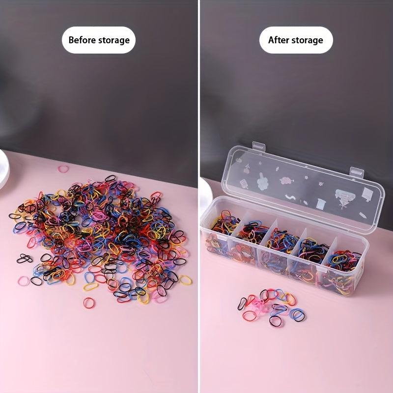 Multifunctional Storage Box 5 Grid Hair Ring Jewelry Cable Management