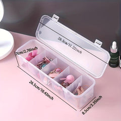 Multifunctional Storage Box 5 Grid Hair Ring Jewelry Cable Management