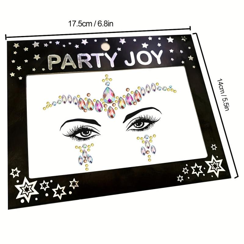 EYENICE Mermaid Face Jewels & Body Glitter Holographic Alien Costume