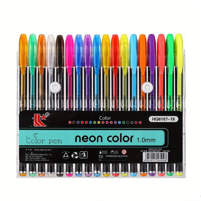 Gelmushta Gel Pens 60 Colors Set Adult Coloring Books Drawing