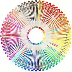 Gelmushta Gel Pens 60 Colors Set Adult Coloring Books Drawing