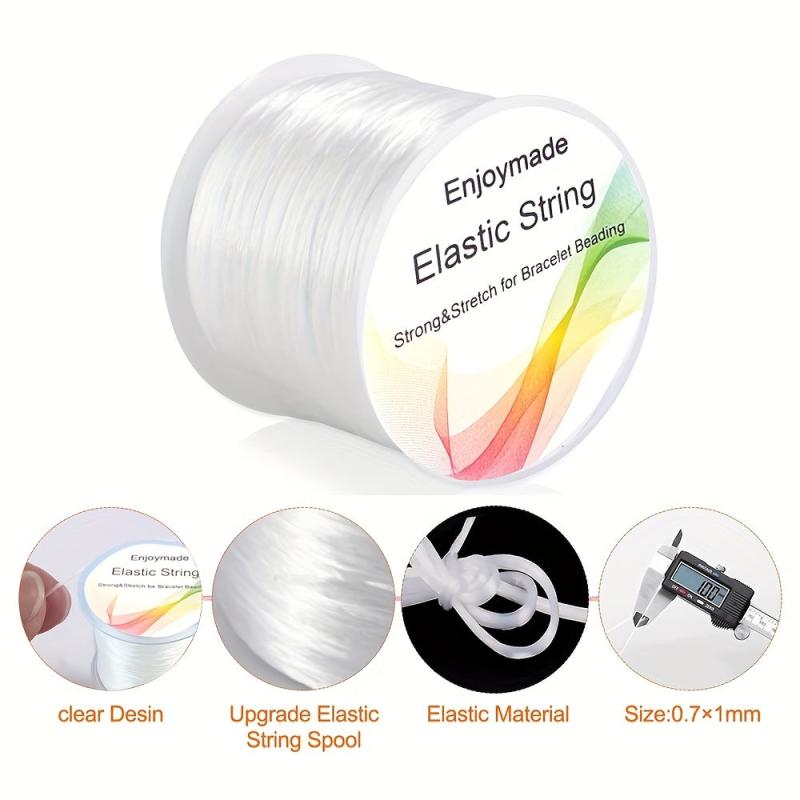 Stretch Elastic Cord for Jewelry Making, Bracelets, Necklaces