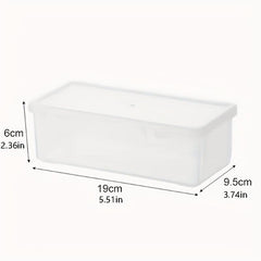 Plastic Clear Storage Box Small Items Toy Decorations Stickers Stationery