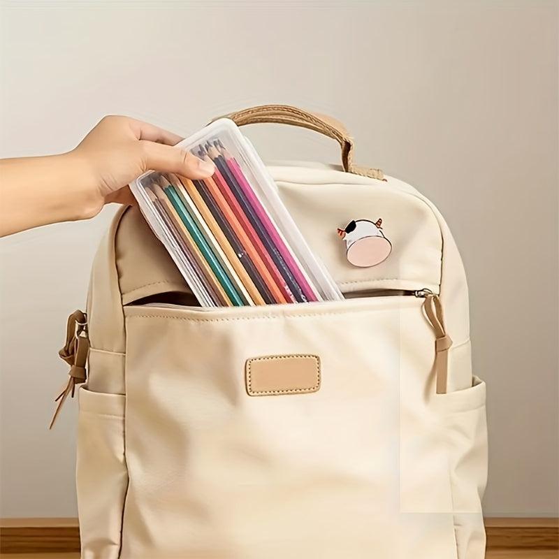 Plastic Clear Storage Box Small Items Toy Decorations Stickers Stationery