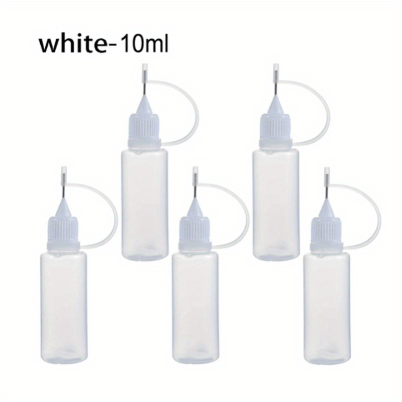 5pcs Needle Tip Glue Applicator Bottle Paper Quilling Scrapbooking Craft Tool