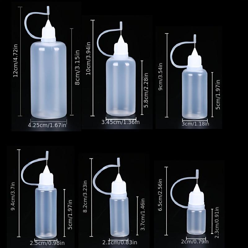 5pcs Needle Tip Glue Applicator Bottle Paper Quilling Scrapbooking Craft Tool